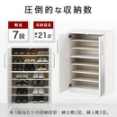 ミラー付きシューズラック ロータイプ 幅60cm シューズボックス シューズラック 下駄箱 ミラー付き 薄型 靴箱 幅60 コンパクト 大容量 玄関収納 ラック 棚 日本製 収納ボックス 玄関 ロータイプ 省スペース ぼん家具