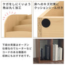 絵本収納ラック 絵本棚 絵本ラック 本棚 スリム おもちゃ収納 大容量 おしゃれ コンパクト 木製 子供 約 幅60 表紙が見える カウンター下 ラック ロータイプ ぼん家具