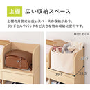 2WAY収納ラック 2way 絵本ラック おもちゃ箱 絵本棚 子ども おしゃれ コンパクト ランドセルラック 本棚 ランドセル 収納 ラック 木製 おもちゃラック キッズルーム ぼん家具