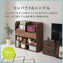 2WAY収納ラック 2way 絵本ラック おもちゃ箱 絵本棚 子ども おしゃれ コンパクト ランドセルラック 本棚 ランドセル 収納 ラック 木製 おもちゃラック キッズルーム ぼん家具