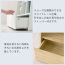 引き出し付きオープンラック 本棚 引き出し付き ブックシェルフ おしゃれ 大容量 ディスプレイラック 幅90 オープンラック 木製 可動棚 ロータイプ キッチン収納 リビング カウンター下 ぼん家具