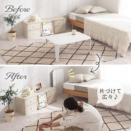 【今だけ300円OFF】フラットパネルローテーブルSサイズ