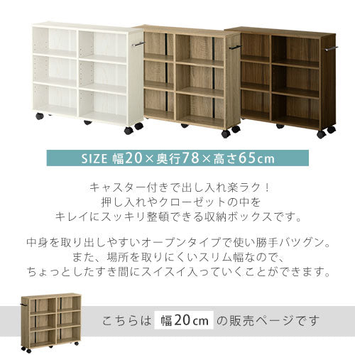 押入れ収納ボックス〔幅20cm〕