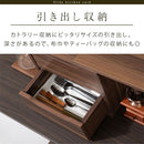 伸縮カウンター上ラック キッチンラック キッチン 収納 カウンター上 引き出し 調味料 ラック スリム 両面 調味料ラック 伸縮 木 木製 キッチンカウンター おしゃれ 収納 対面 ぼん家具