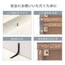 スライド本棚〔幅90cm〕 本棚 スライド 4段 可動棚  前後 2列 木目調 ラック コミック 漫画 大容量 収納棚 ぼん家具