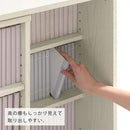 スライド本棚〔幅120cm〕 本棚 スライド 4段 可動棚  前後 2列 木目調 ラック コミック 漫画 大容量 収納棚 ぼん家具