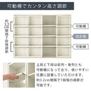 スライド本棚〔幅120cm〕 本棚 スライド 4段 可動棚  前後 2列 木目調 ラック コミック 漫画 大容量 収納棚 ぼん家具