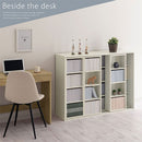 スライド本棚〔幅120cm〕 本棚 スライド 4段 可動棚  前後 2列 木目調 ラック コミック 漫画 大容量 収納棚 ぼん家具