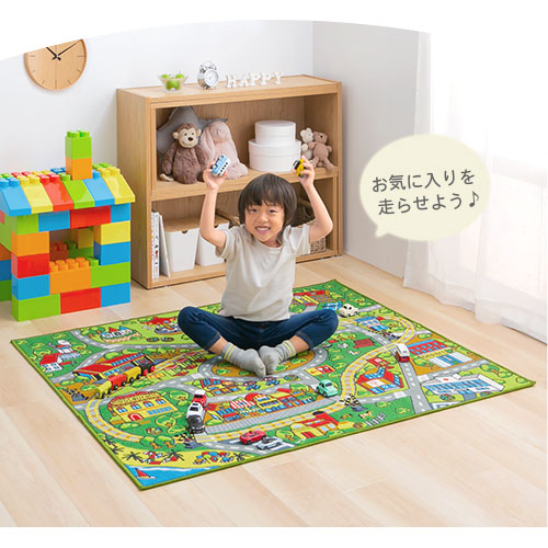 【今だけ300円OFF】キッズマット〔110×133cm〕