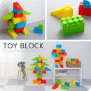 おもちゃブロック〔88ピース〕 大きくて軽い おもちゃブロック 知育玩具 からだを使って遊べる 大きなブロックで誤飲の心配無し プレゼント   ぼん家具