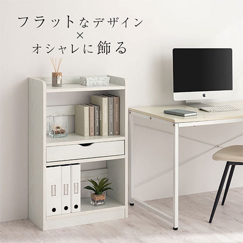 楽天市場】引き出し付き オープンシェルフ OK 00-291-ok オーク