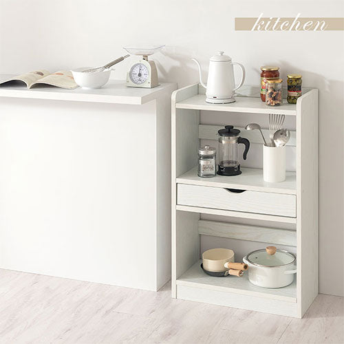 ラタン製オープンシェルフ 引き出し付き ラタン製オープンシェルフ 引き出し付き ラタン製オープンシェルフ