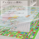 デスクマット〔小〕 デスクマット 子供 学習机 マット 机マット 小サイズ 80×50 キッズ 透明 下敷き 日本製 おしゃれ 男の子 女の子 世界地図 恐竜 動物 ぼん家具