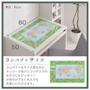 デスクマット〔小〕 デスクマット 子供 学習机 マット 机マット 小サイズ 80×50 キッズ 透明 下敷き 日本製 おしゃれ 男の子 女の子 世界地図 恐竜 動物 ぼん家具