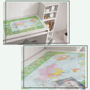 デスクマット〔小〕 デスクマット 子供 学習机 マット 机マット 小サイズ 80×50 キッズ 透明 下敷き 日本製 おしゃれ 男の子 女の子 世界地図 恐竜 動物 ぼん家具