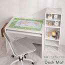 デスクマット〔小〕 デスクマット 子供 学習机 マット 机マット 小サイズ 80×50 キッズ 透明 下敷き 日本製 おしゃれ 男の子 女の子 世界地図 恐竜 動物 ぼん家具