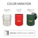 バケツ型米びつ〔5kgタイプ〕 米びつ 5kg 日本製 計量カップ付き 密閉 軽量 錆びに強い 防虫 頑丈 湿気 酸化防止 トタン製 米 OBAKETSU（オバケツ）