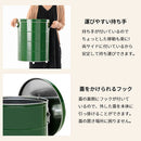 バケツ型米びつ〔30kgタイプ〕 米びつ 30kg 日本製 計量カップ付き 密閉 軽量 錆びに強い 防虫 頑丈 湿気 酸化防止 トタン製 米 OBAKETSU（オバケツ）