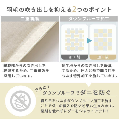 ダウンケット〔エクセルゴールドラベル・Dサイズ〕