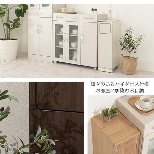 雰囲気のある『TRASH』木製のゴミ箱　ダストボックス ぼん家具 木製ダストボックス 45L おしゃれ インテリア ゴミ箱