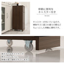 木製ダストボックス 45L ゴミ箱 45リットル 45L ダストボックス ごみ箱 スリム おしゃれ フタ付き キャスター 木製 大容量 キッチン 台所 リビング 幅25 縦型 スイング 密閉 ぼん家具