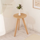サイドテーブル サイドテーブル ベッドサイドテーブル 木製 約 高さ60cm 天板 幅40cm 円形 丸テーブル スリム コンパクト ウッド 机 ナイトテーブル ソファテーブル 北欧 サブ ぼん家具