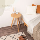 サイドテーブル サイドテーブル ベッドサイドテーブル 木製 約 高さ60cm 天板 幅40cm 円形 丸テーブル スリム コンパクト ウッド 机 ナイトテーブル ソファテーブル 北欧 サブ ぼん家具