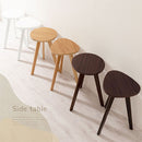 サイドテーブル サイドテーブル ベッドサイドテーブル 木製 約 高さ60cm 天板 幅40cm 円形 丸テーブル スリム コンパクト ウッド 机 ナイトテーブル ソファテーブル 北欧 サブ ぼん家具