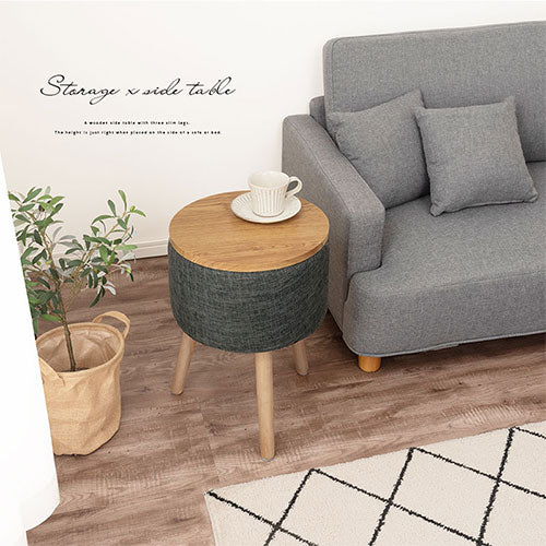 収納テーブル テーブル サイドテーブル おしゃれ ぼん家具 TBL500406