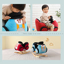 乗れるぬいぐるみ〔クマ＆くるま〕 ロッキングチェア 音楽が流れる 安全ベルト付き 乗用玩具 耐荷重30kg 対象年齢1歳6ヶ月～   ぼん家具