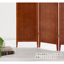 ルーバーパーテーション〔3連〕 パーテーション 3連 衝立 高さ160 幅120 部屋 仕切り 間仕切り 遮光 木製 和風 折りたたみ 自立 テレワーク リビング オフィス ぼん家具