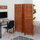 ルーバーパーテーション〔3連〕 パーテーション 3連 衝立 高さ160 幅120 部屋 仕切り 間仕切り 遮光 木製 和風 折りたたみ 自立 テレワーク リビング オフィス ぼん家具