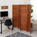 ルーバーパーテーション〔4連〕 パーテーション 衝立 間仕切り おしゃれ 木製 折りたたみ 自立 仕切り 収納 室内 高さ160 4連 横長 和風 伸縮 リビング オフィス 白 茶 ぼん家具