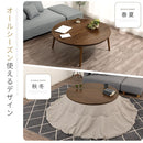 天然木・折れ脚こたつ〔円形直径100cm〕 こたつ コタツ 炬燵 テーブル 本体 円卓 丸型 折れ脚 カジュアルこたつ 和室 リビング 北欧 おしゃれ ぼん家具