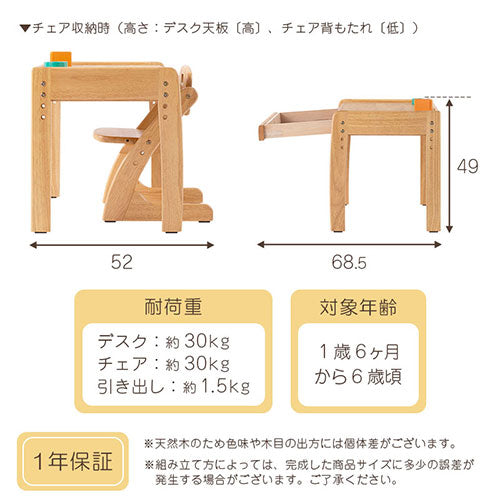 キッズデスク＆チェア