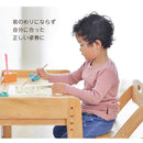 キッズデスク＆チェア 学習机 チェア セット 勉強机 おしゃれ キッズデスクセット 子供机 昇降式 コンパクト 机 椅子 2点セット 幼児 小学生 木製 大和屋