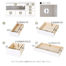 [ 幅90cm ] 桐製テレビ台 テレビ台 木製 桐製 ローボード 収納 大容量 テレビボード 引き出し 8杯 32型対応 薄型 テレビ下 収納 奥行32 幅90cm 高44cm 和風モダン ぼん家具