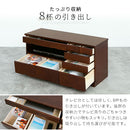 [ 幅90cm ] 桐製テレビ台 テレビ台 木製 桐製 ローボード 収納 大容量 テレビボード 引き出し 8杯 32型対応 薄型 テレビ下 収納 奥行32 幅90cm 高44cm 和風モダン ぼん家具