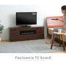 [ 幅120cm ] 桐製テレビ台 テレビ台 木製 桐製 ローボード 収納 大容量 テレビボード 引き出し 13杯 42型対応 薄型 テレビ下 収納 奥行42型 幅120cm 高44cm 和風モダン ぼん家具