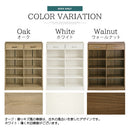 引き出し付き木製ラック 本棚 引き出し付き ラック 4段 可動棚  収納棚 木目調 コミック 大容量 コンパクト ぼん家具