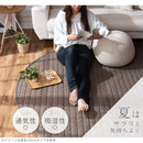 キルトラグ〔丸型直径130cm〕 ラグマット ラグ キルトラグ 洗える円形 130 滑り止め付き ホットカーペット対応 丸形 キルト オールシーズン キルティング 円形ラグ 丸 キルティングラグ FRUTO