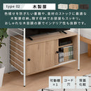 ユニットラック〔追加キャビネット〕 キャビネット 追加用 ユニットラック 本体別売 チェスト 木製 ガラス フラップ 扉 引き出し ラック 扉付き コード穴 シェルフ スチールラック ぼん家具