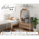 ユニットラック〔追加ハンガーバー〕 ハンガーバー 追加用 ユニットラック オプション パーツ ハンガーラック ワイド オープンラック スチール 洋服掛け ラック コートハンガー おしゃれ ぼん家具