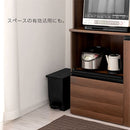 SOLOW　ペダルオープンツイン20L〔2個セット〕 ゴミ箱 20リットル 20L ごみ箱 ダストボックス 2個セット ペダル式 キャスター付き キッチン 蓋 フタ付き 両開き 袋止め 抗菌加工 リス ぼん家具