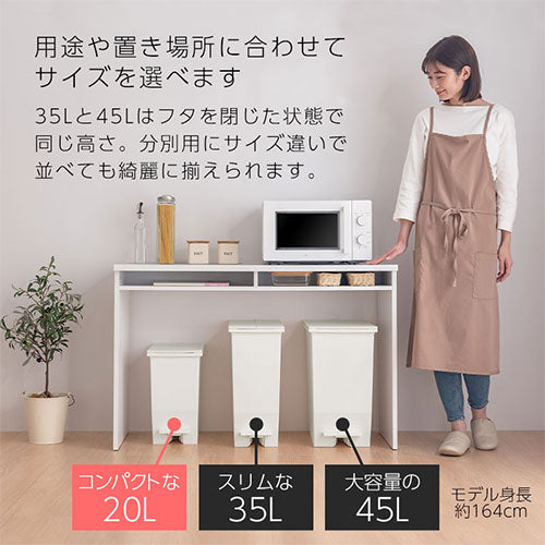 ゴミ箱 キッチン 分別 ペダルオープンツイン20 RSD-76BK ブラック 20L ペダルダストボックス(2個入) キャスター ゴミ箱 20リットル ×2個セット おしゃれ ごみ箱 ダストボックス SOLOW