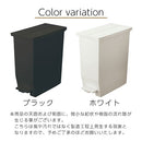 SOLOW　ペダルオープンツイン35L〔2個セット〕 ゴミ箱 35リットル 35L ごみ箱 ダストボックス 2個セット ペダル式 スリム キャスター付き 蓋 フタ付き キッチン 両開き 袋止め 抗菌加工 リス ぼん家具
