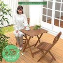 ガーデンテーブル＆チェア ガーデンテーブルセット ガーデンテーブル ガーデンチェア ガーデンファニチャー 屋外 椅子 おしゃれ 木製 折りたたみ 天然木 軽量 3点セット 丸 四角 ぼん家具