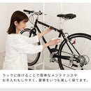 室内用サイクルスタンド〔2台用〕 自転車スタンド サイクルスタンド 2台用 自転車ラック 室内 サイクルラック 縦置き おしゃれ 収納 転倒防止 ディスプレイスタンド 室内保管 ぼん家具