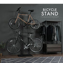 室内用サイクルスタンド〔2台用〕 自転車スタンド サイクルスタンド 2台用 自転車ラック 室内 サイクルラック 縦置き おしゃれ 収納 転倒防止 ディスプレイスタンド 室内保管 ぼん家具