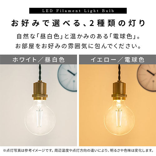 LEDフィラメント電球〔丸型〕